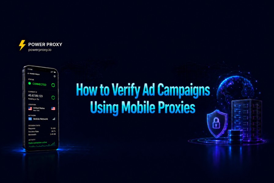 How to Verify Ad Campaigns Using Mobile Proxies